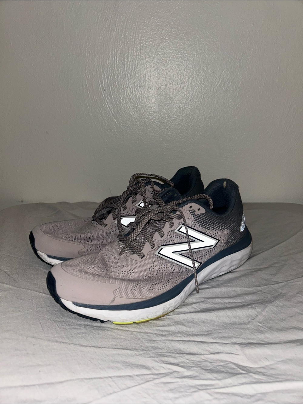 New Balance women’s Gray and Navy Athletic Running Shoes